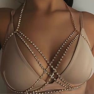 New sexy body chain cross bikini